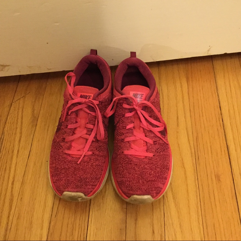 Nike Bright Pink Lunarlon Sneakers - Picture 3 of 3